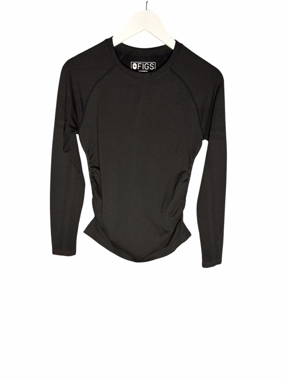 Figs Women's Salta Maternity Underscrub Top Black NWT